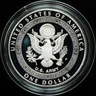 2011 P United States Army Commemorative Coin Proof Silver Dollar W  Box   Coa