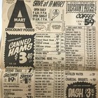 Vintage Newspaper Advertisement A Mart Discount Food Grocery Store Food Sales