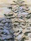Christmas Dish Towel W  Emboidered Tree Cotton 27 X 18  New