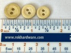 Vintage Union Suit Buttons   53 Natural Underwear Fly Buttons beautiful Two Hole