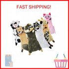 Sharlovy Dog Squeaky Toy No Stuffing 6 Pack  Dog Toys Crinkle For Small Puppy  D