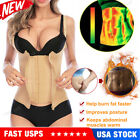 Corset Waist Trainer Shaper Zipper Body Shapewear Underbust Cincher Tummy Belt