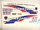 Harris County Tx Constable 1 24 Water Slide Decal Set Fits Motormax Explorer