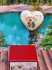 New Glass Li Bien 2021 Christmas Ornament Heart Gnoel Gnome Gnomes