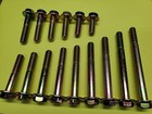 M10-1 5 X  choose Length   Quantity  Class 10 9 Metric Flange Bolts Yellow Grade
