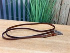 7  Snap On Leather Western Trail Riding Roping Style Reins   Adjustable   5 8 