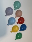 Vintage Burwood Color Balloons Child Room Nursery Wall Decor Plastic Lot