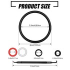 Homebrew Gasket Set  46 Pcs Corny Keg Sealing O-rings Color Coded Ball Lock    