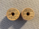Vintage Belding Corticelli 1920s Pure Silk Darning Thread Spools Lot 2