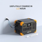 Pecron Portable Power Station E1000lfp 1024wh 1800w Lifepo4 Battery Expandable