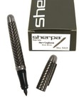 Sherpa Slick Brick Herringbone Pen Holder  5415   Gunmetal With Black Lines