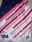 Gk Elite Gymnastics Leotard Bling Team Usa Olympic Replica  Cl Child Large Exc 