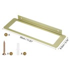 Wine Rack Wall Mounted Wine Bottle Holder Wall Display Rack For Home Decor Gold