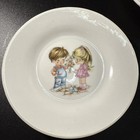 Vintage Child   s Mini Tea Set 15 Pieces Boy Giving Girl Flowers See  Description
