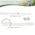 Baseball Belt Softball Belt Fit For Youth-  12 Pack  White 