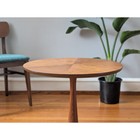 Vintage Rare Mid-century Modern Round Side Table     Drexel Declaration