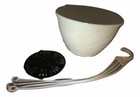 12  White Plastic Hanging Baskets  set Of 5  - Deco Swirl