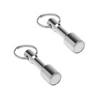 2 Pcs Keychain Neodymium Magnet For Testing Coins  Jewelry  Brass  Gold  Silver