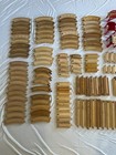 170 Piece Lot Of Vintage Brio Wooden Train Tracks