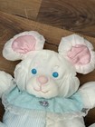 Vintage Fisher Price Stuffed Rattle Plush Baby Puffalump Mouse 1988