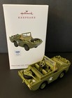 Ww2 Army Ornament Hallmark Land H20 Vehicle Keepsake Metal Collectible Dated Nib