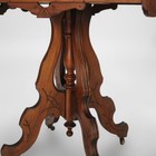 Antique Eastlake Victorian Walnut Marble Top Table C1890