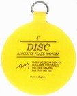 Invisible English Disc Adhesive Large Plate Hanger Set  4-4 4 Inch  Yellow