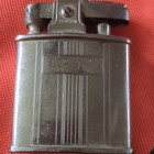 Ronson Vintage Silver Tone Metal Cigarette Lighter case Lot Of 2