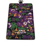 Coach Floral Lanyard Badge Id Holder Purple Multi Color New With Tags F57990