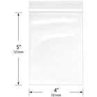 Plymor 4  X 5   4 Mil Heavy Duty Zipper Reclosable Plastic Bags