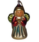 Vintage Plastic Christmas Tree Ornaments  - Snowman   Angel Retro