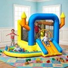Inflatable Bounce House Bouncy Jumping Castle With Blower Slide Pool For Kids