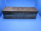 Hostess Fruitcake Tin  Hinged Cake Tin 11 5  X 3  X 3 5  Vintage W  Patina