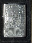 Vintage 1997 Great American Train Barrett Smythe Zippo Windproof Lighter Unfired