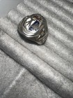 1930 s Ccc Civilian Conservation Sterling Silver Enamel Ring  sz 8 75