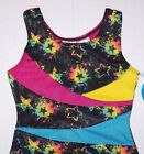 Jacques Moret Leotard Bodysuit Rainbow Star Tank Hologram Speckles New Girl
