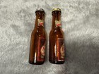  1 Vintage Falstaff Miniature Beer Glass Bottle Salt   Pepper Shakers Set Mini