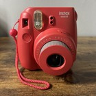 Fujifilm Red Instax Mini 8 Instant Film Camera     Tested And Working