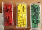 Risk Wood Board Game Replacement Army Pieces Parts 1963 Vintage Wooden