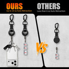 Anti-theft Phone Lanyard  Retractable Phone Tether phone Strap triangle Locking