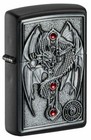 Zippo Gothic Guardian Dragon Emblem Lighter By Anne Stokes  49755  New In Box