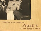 Vintage Photograph Souvenir From Pigall s Paris Wwii Military Soldiers W  Dates
