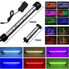 2x 19 49cm Fish Tank Led Light Rgb Aquarium Underwater Submersible Strip remote