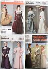 Set 4 Misses Victorian Costume Patterns Butterick 6537 5970 Simplicity 8375 2172