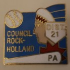 Little League World Series Baseball Pin District 21 Pa Council Rock - Holland