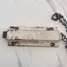 Antique Victorian Eastlake Style Cast Iron French Door Top Pull Chain Latch A