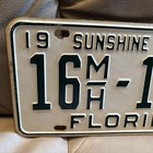 1959 Florida License Plate Wow
