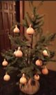Lot Of 12 Primitive Farmhouse Gourd Ornaments Ornies Handcrafted With Rusty Wire