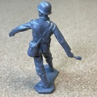 Marx Toys Wwii Battleground Gray German Grenadier Figure  Vtg 1960   s Army Men