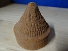 Antique Mongolian Tibetan Buddhist Hand Made Votive Clay Stupa